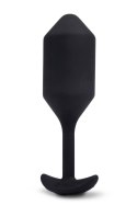 Wibrujący plug analny B-Vibe Snug Plug 4, czarny