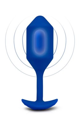 Wibrujący korek analny B-Vibe Snug Plug 4 Navy