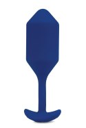 Wibrujący korek analny B-Vibe Snug Plug 4 Navy