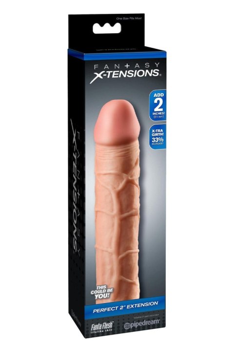 Idealna Lekka Przedłużka Penisa Fantasy X-Tensions 2 Cale