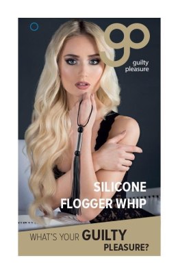 Elegancki silikonowy Flogger GP – Czarny