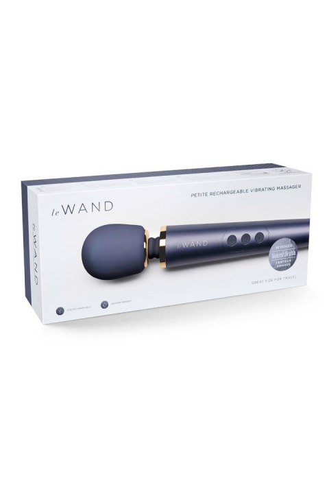 Le Wand Petite – Akumulatorowy Masażer Wibrujący Wand w Szlachetnym Granacie