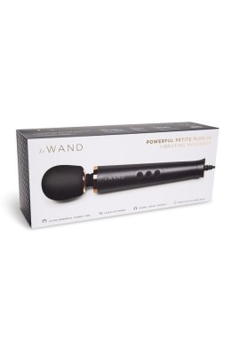 Le Wand Powerful Petite Plug-In – Potężny, Kompaktowy Masażer Sieciowy (Czarny)