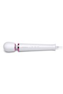 Le Wand Powerful Petite Plug-In – Biały Wibrator z Nieograniczoną Mocą