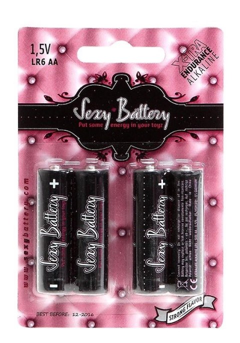 SEXY Baterie Alkaliczne AA – Zestaw 4 szt.