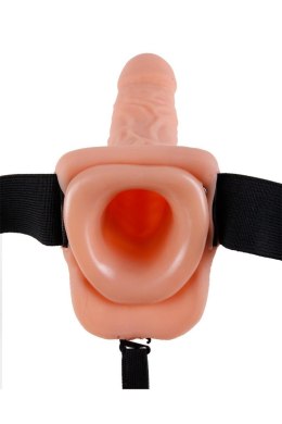 Fetish Fantasy Series: Pusty Strap-On z Jądrami 9 cali - Jasny