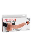 Fetish Fantasy Series: Pusty Strap-On z Jądrami 9 cali - Jasny