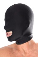 Seria Fetish Fantasy Spandexowy Kaptur z Otworem na Usta, Czarny