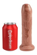 King Cock Uncut Tan – Realistyczne Dildo 17,8 cm