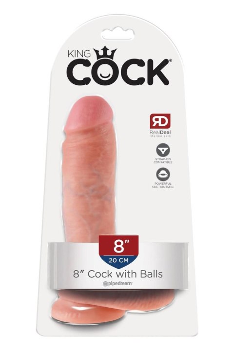 Dildo King – Realistyczne 20-centymetrowe dildo z jądrami