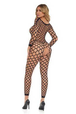 Zmysłowe Bodystocking Bez Kroku Swipe Right – Czerń, Rozmiar Uniwersalny