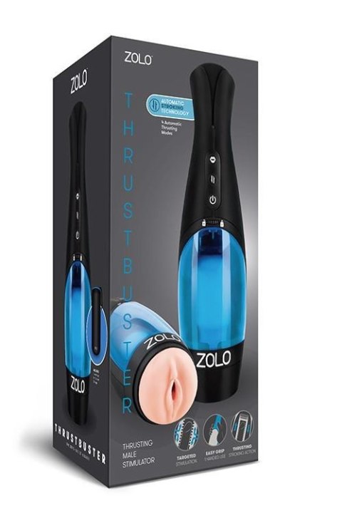 ZOLO Thrustbuster: Męski Stymulator z Dynamicznymi Pchnięciami