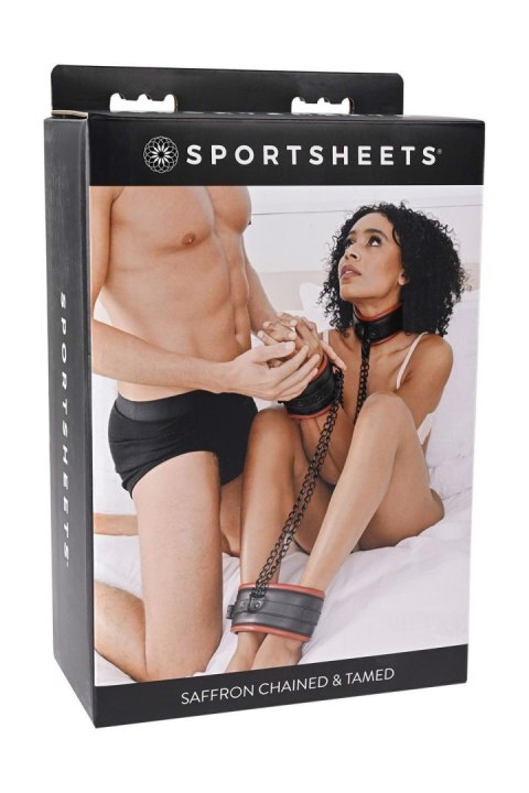 Sportsheets Saffron: Zestaw do Zmysłowego Pętania i Ujarzmienia