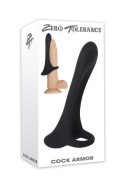 Wibrujący Pierścień Erekcyjny Zero Tolerance Cock Armor – Czarny