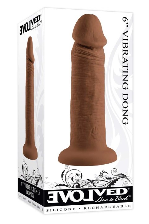 Ewolucyjne Dildo Wibrujące 6 Cali – Realistyczne Cieliste Doznania