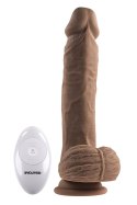 Evolved Full Monty Ciemne - Realistyczne Dildo Wibracyjne 9 Cali