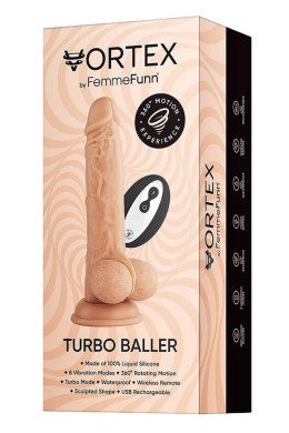 FEMMEFUNN Turbo Baller Nude – Bezprzewodowy Realistyczny Wibrator z Trybem Turbo