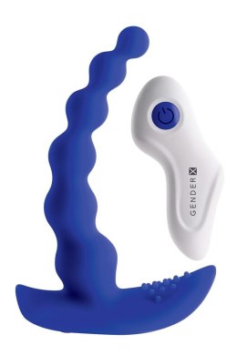 Wibrujący Plug Analny z Koralikami GENDER X