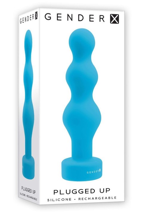 Zmysłowy Wibrujący Plug Analny z Koralikami GENDER X PLUGGED UP