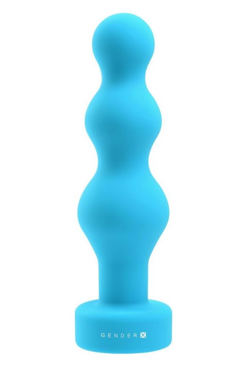 Zmysłowy Wibrujący Plug Analny z Koralikami GENDER X PLUGGED UP