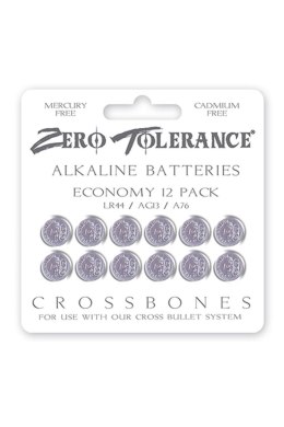 Niezawodne Baterie Alkaliczne Zero Tolerance - Ekonomiczny Zestaw 12 Sztuk