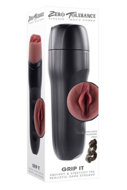 ZERO TOLERANCE GRIP IT DARK – Intensywny Masturbator z Wibracją
