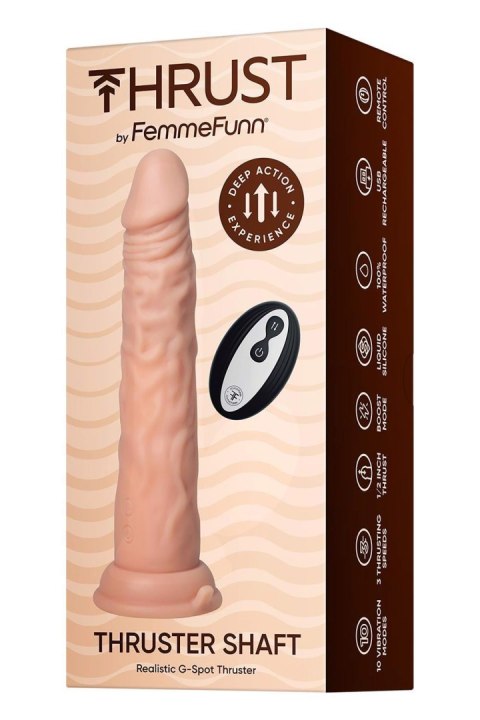 FemmeFunn THRUSTER SHAFT NUDE – Realistyczny Wibrator z Ruchem Posuwistym