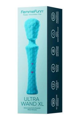 Wibrator-Różdżka FEMMEFUNN Ultra Wand XL, Turkusowy
