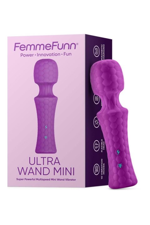 Femmefunn Ultra Wand Mini - Fioletowy Wibrujący Masażer