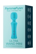 FemmeFun Ultra Wand Mini – Turkusowy Wibrator Masażer