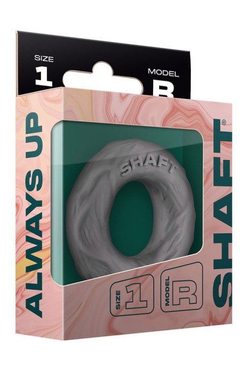 Shaft C-Ring – Wyrafinowany Pierścień Erekcyjny, Szary (Rozmiar S)