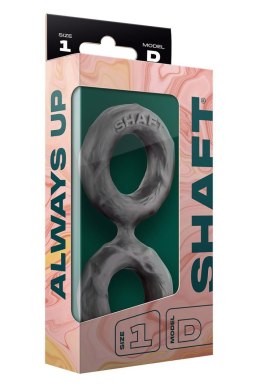 Podwójny Pierścień Erekcyjny SHAFT C-Ring – Szary (S)