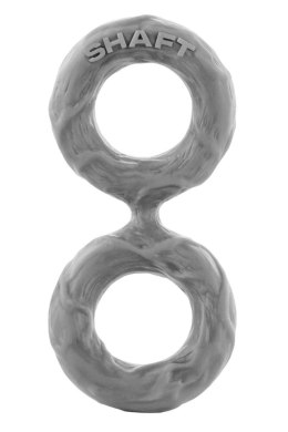 Podwójny Pierścień Erekcyjny SHAFT C-Ring – Szary (S)