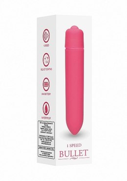 Mini Wibrator Bullet 1-biegowy - Różowy