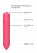 Mini Wibrator Bullet 1-biegowy - Różowy