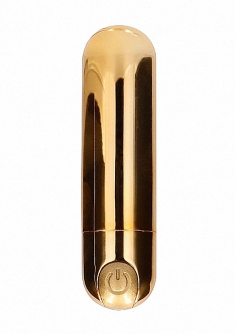 Złoty Wibrator Bullet z 10 Trybami i Ładowaniem USB