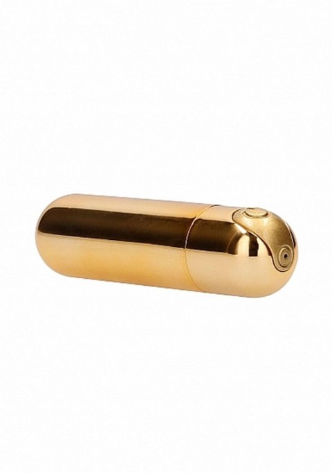 Złoty Wibrator Bullet z 10 Trybami i Ładowaniem USB