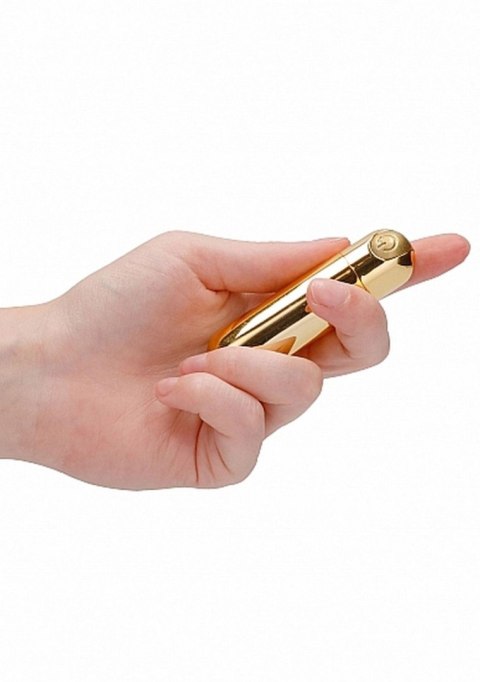 Złoty Wibrator Bullet z 10 Trybami i Ładowaniem USB