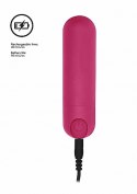 Różowy Mini Wibrator Bullet z 10 Trybami Wibracji i Ładowaniem USB