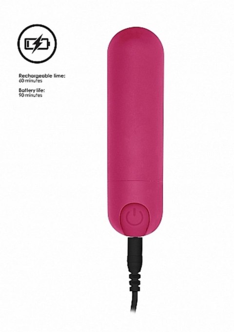 Różowy Mini Wibrator Bullet z 10 Trybami Wibracji i Ładowaniem USB