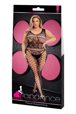 Lapdance Bodystocking z Siateczki 'Queen' - Czarny
