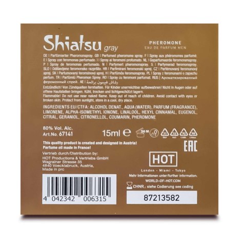 Shiatsu Feromonowe Perfumy dla Mężczyzn 15 ml