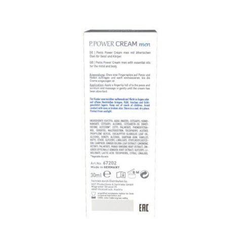 Shiatsu: Krem wzmacniający do miejsc intymnych dla mężczyzn, 30 ml