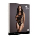 Zmysłowy bodystocking siateczkowy typu suspender - Rozmiar uniwersalny