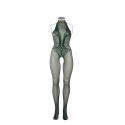 Bodystocking Siateczkowy z Koronką - Rozmiar Plus Size