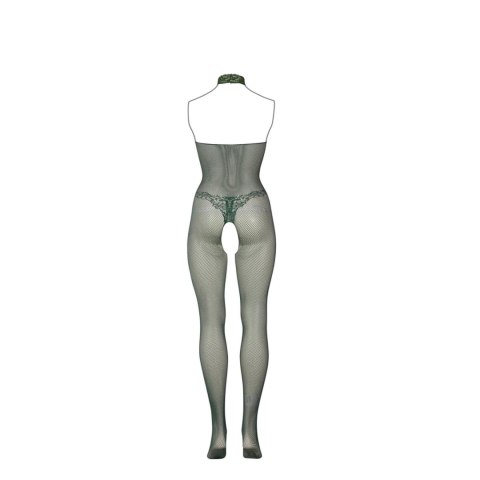 Bodystocking Siateczkowy z Koronką - Rozmiar Plus Size