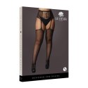 Zmysłowe Pończochy Garterbelt z Wysokim Stanem - Plus Size