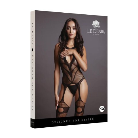 Bodystocking z Pasyjnymi Pończochami - Rozmiar Uniwersalny