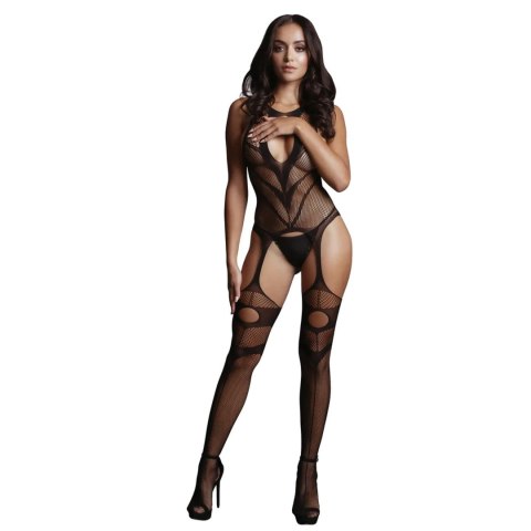 Bodystocking z Pasyjnymi Pończochami - Rozmiar Uniwersalny