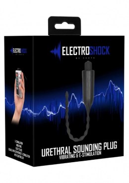 Czarna Sonda Cewkowa z Wibracjami i Elektrostymulacją